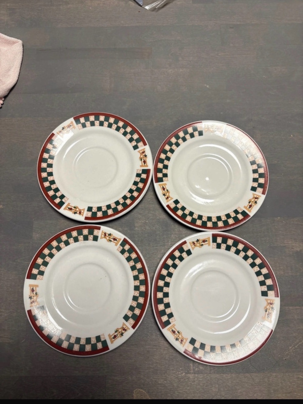 Set of 4 Betty Crocker saucers